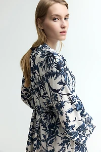 Ruffle-Collar Dress