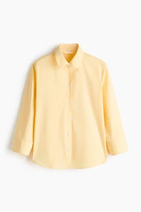 Chemise en popeline de coton
