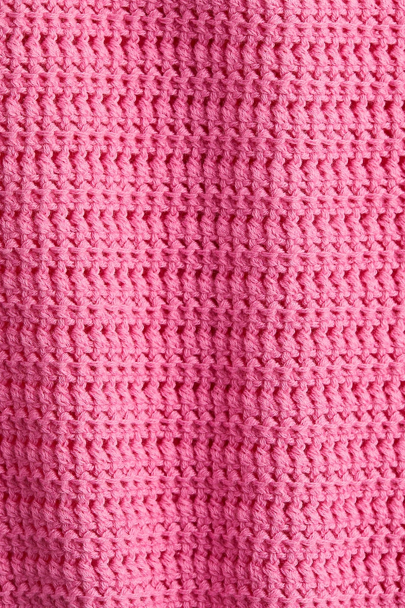 Chandail en tricot pointelle
