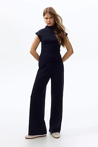 Straight-Leg Jersey Pants