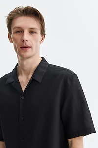 Relaxed-Fit Linen-Blend Resort Shirt