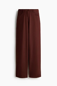 Linen-Blend Pants