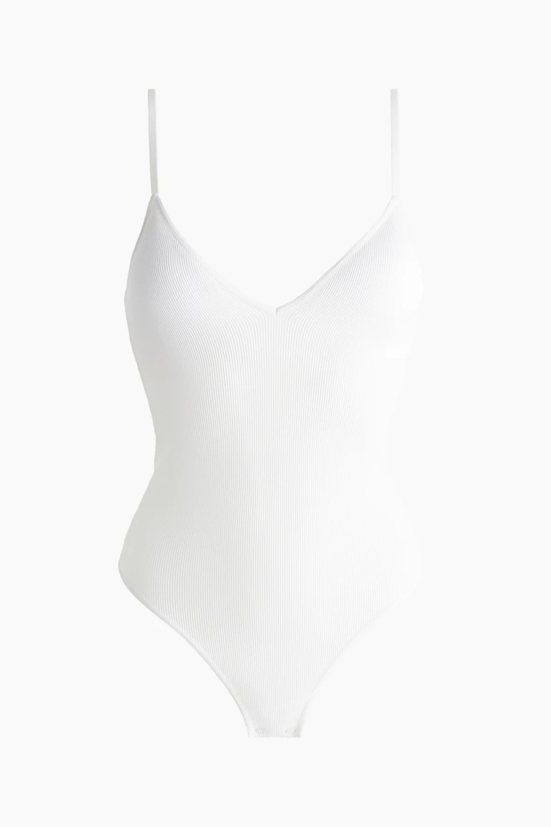 Seamless Padded-Cup Thong Bodysuit