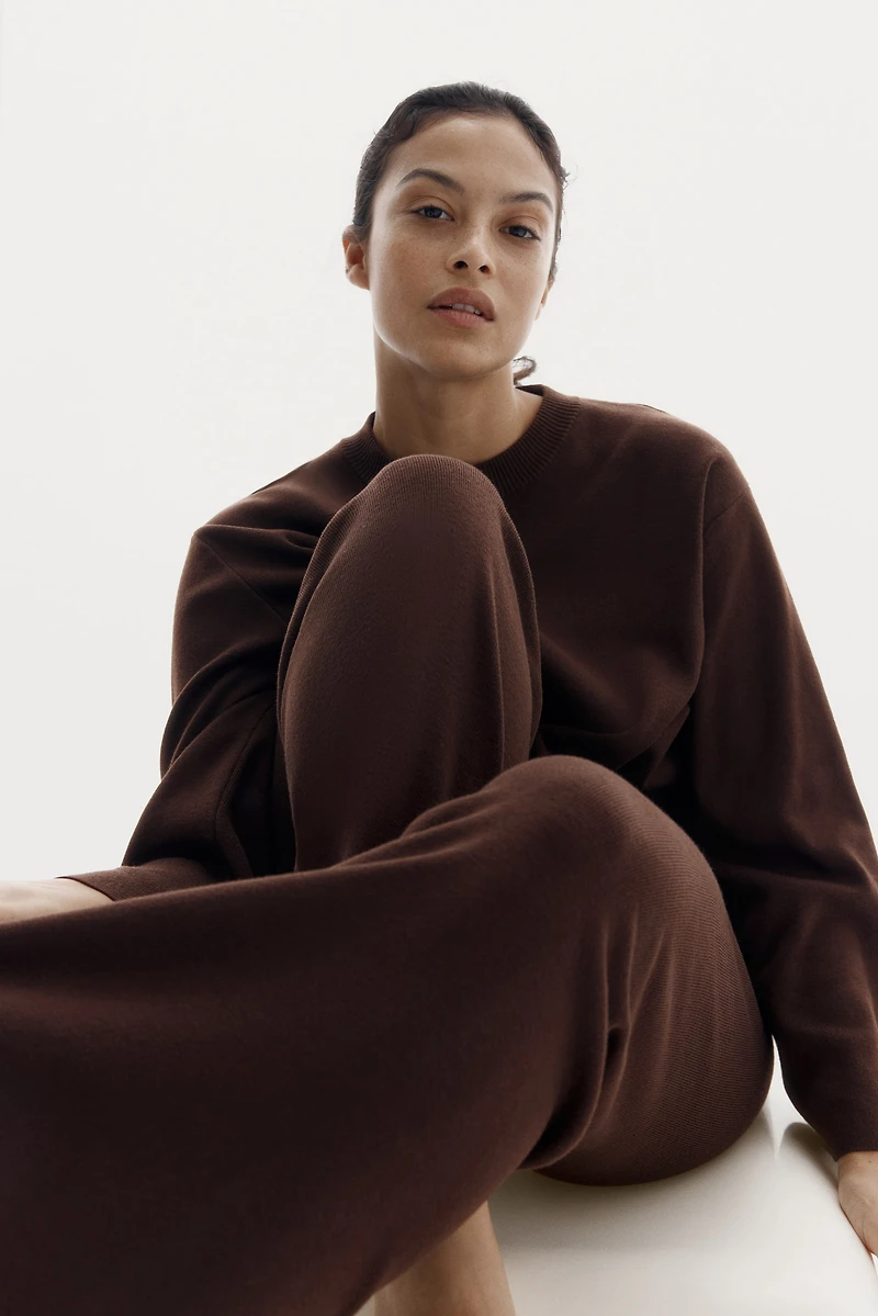 Fine-Knit Pants