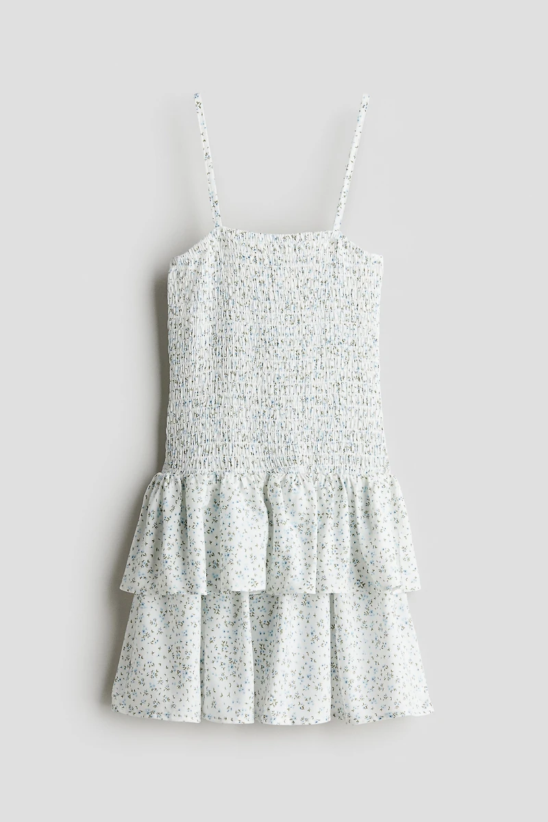 Smocked Strappy Dress