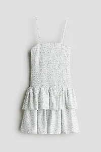 Smocked Strappy Dress