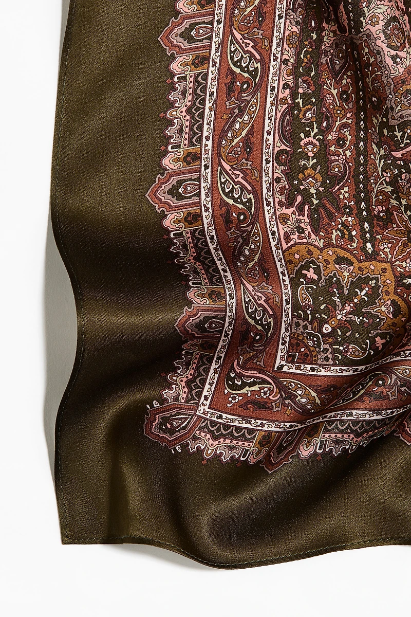 Printed Silk Scarf
