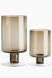 Large Tinted Glass Vase