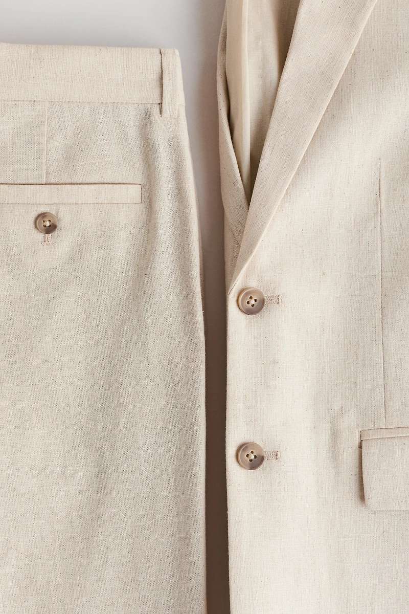 Costume en lin mélangé