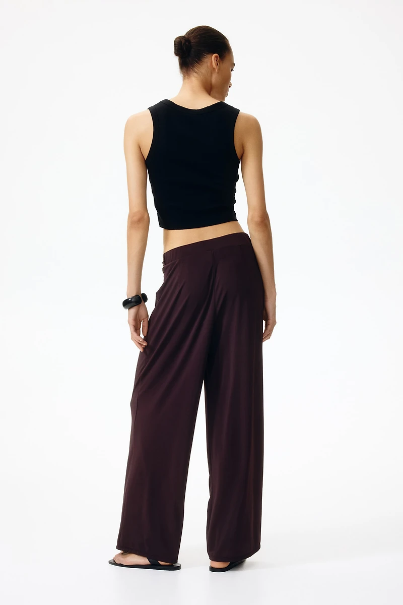 Pantalon en jersey avec détail torsadé