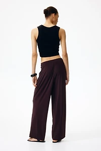 Pantalon en jersey avec détail torsadé