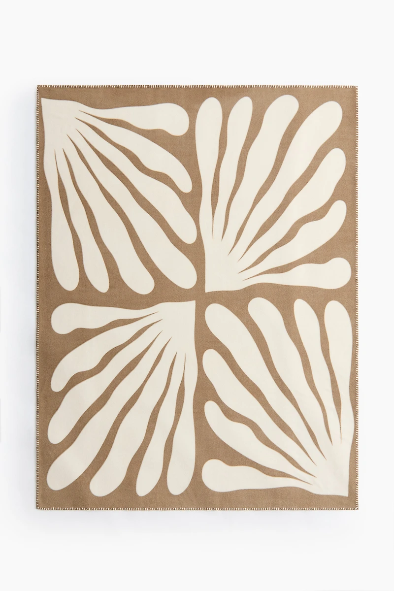 Couverture en polar à motif