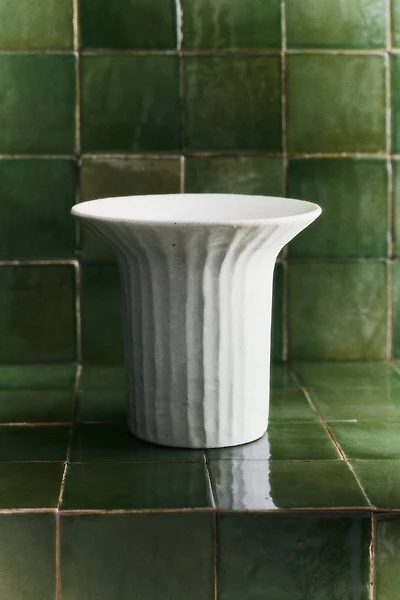 Textured Stoneware Vase