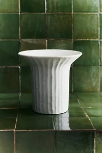 Textured Stoneware Vase