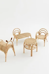 Children's Rattan Side Table