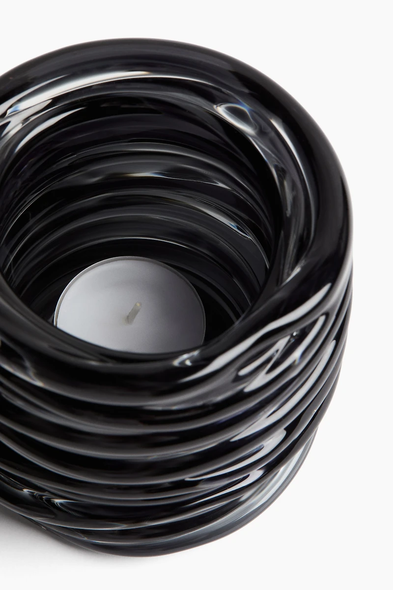 Small Glass Tea Light Holder