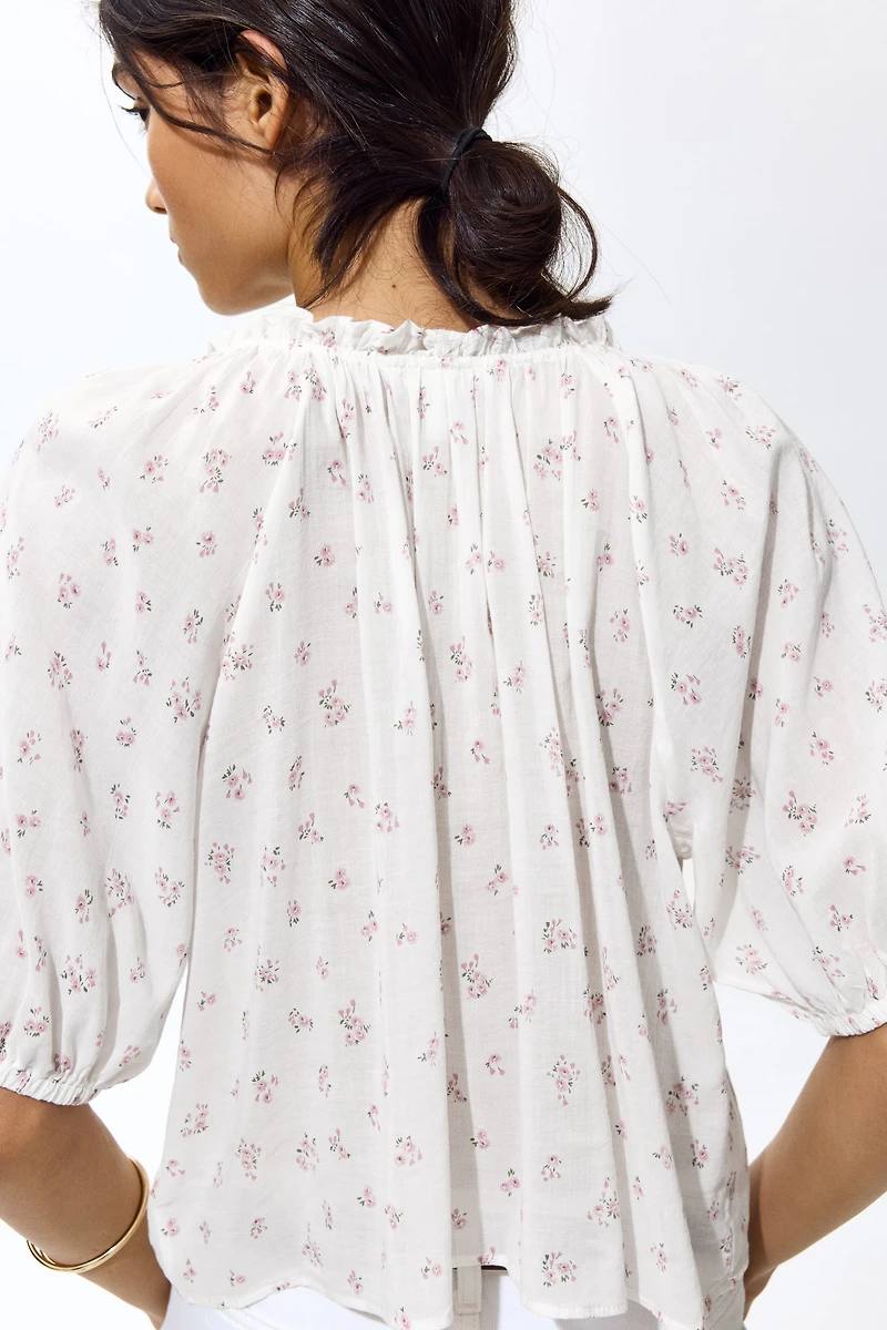 Blouse with Pintucks