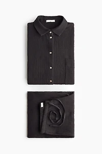 MAMA Pyjama en mousseline de coton