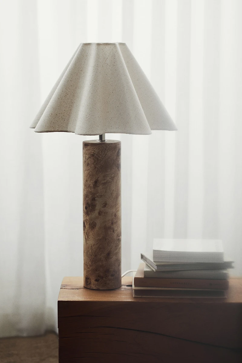 Linen-Blend Lampshade