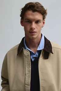 Cotton Blouson Jacket