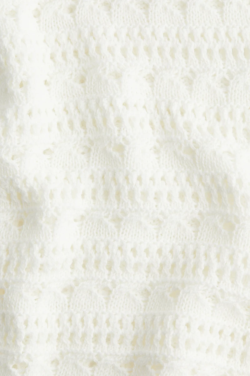 Pointelle-Knit Shorts