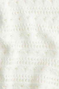 Pointelle-Knit Shorts