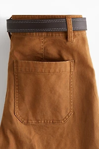 Belted Canvas Pants