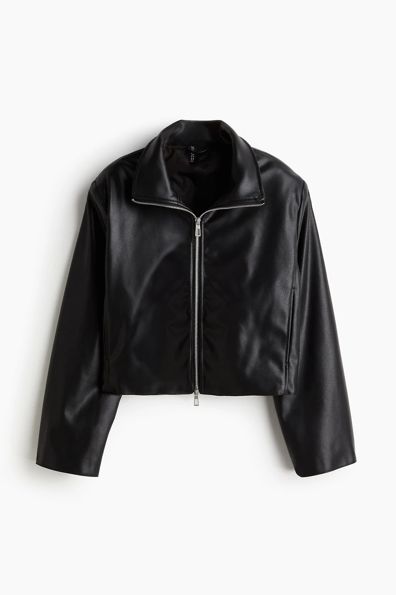 Veste en tissu enduit