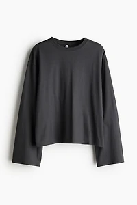 Long-Sleeved Cotton Top