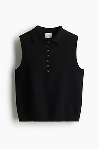 Sweater Vest with Collar