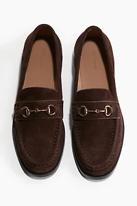 Suede loafers