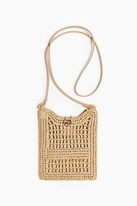 Straw Phone Bag