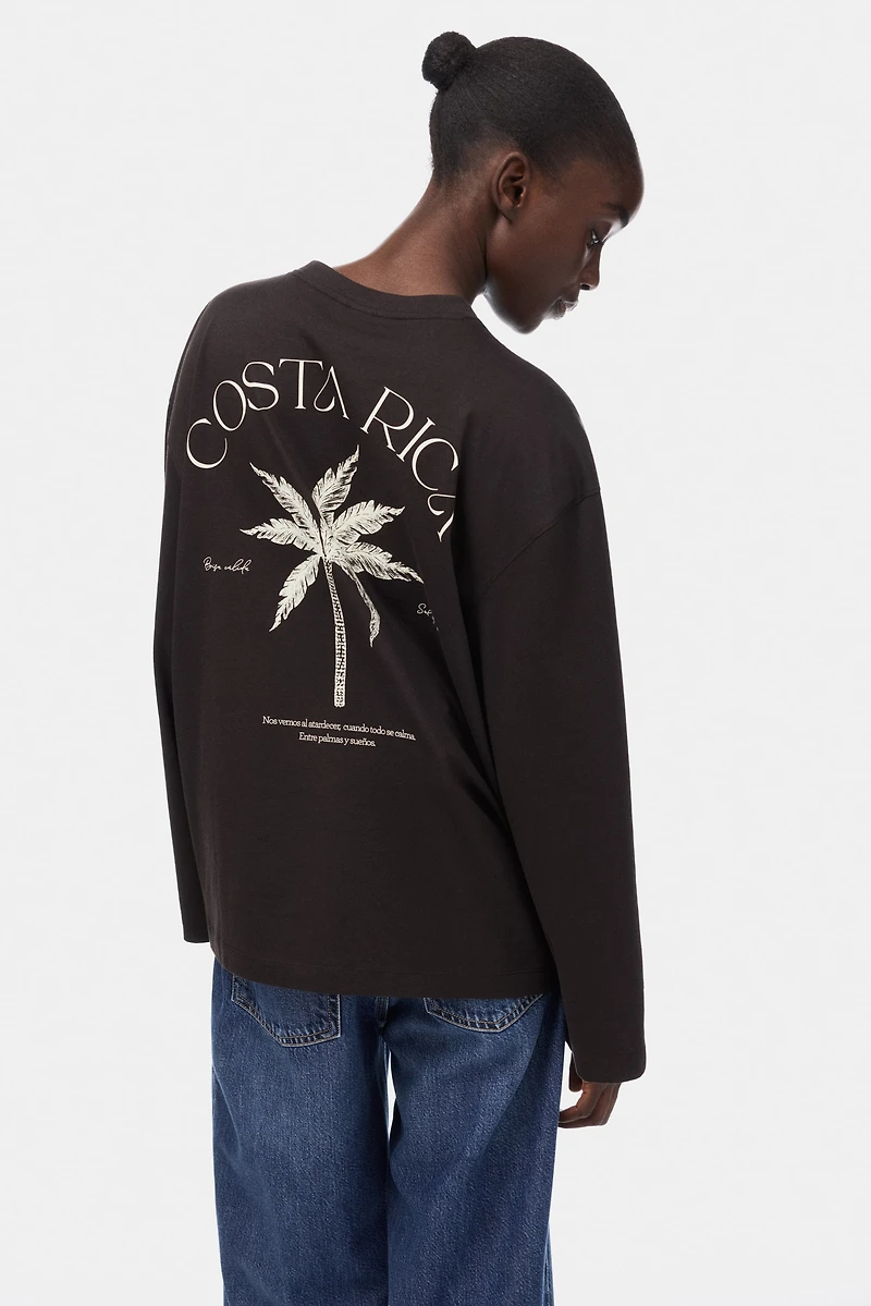 Oversized Jersey Top