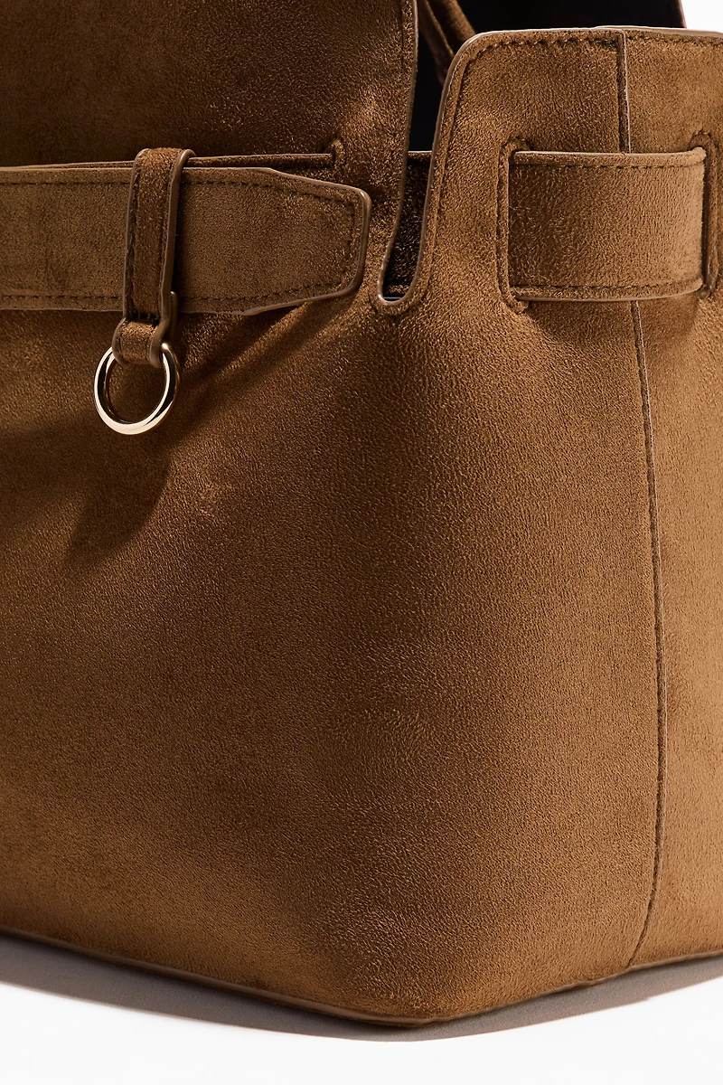 Sac fourre-tout avec bride décorative