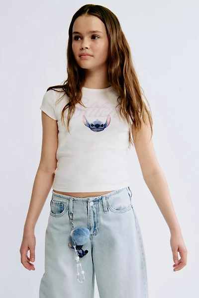 Haut en coton à motif imprimé