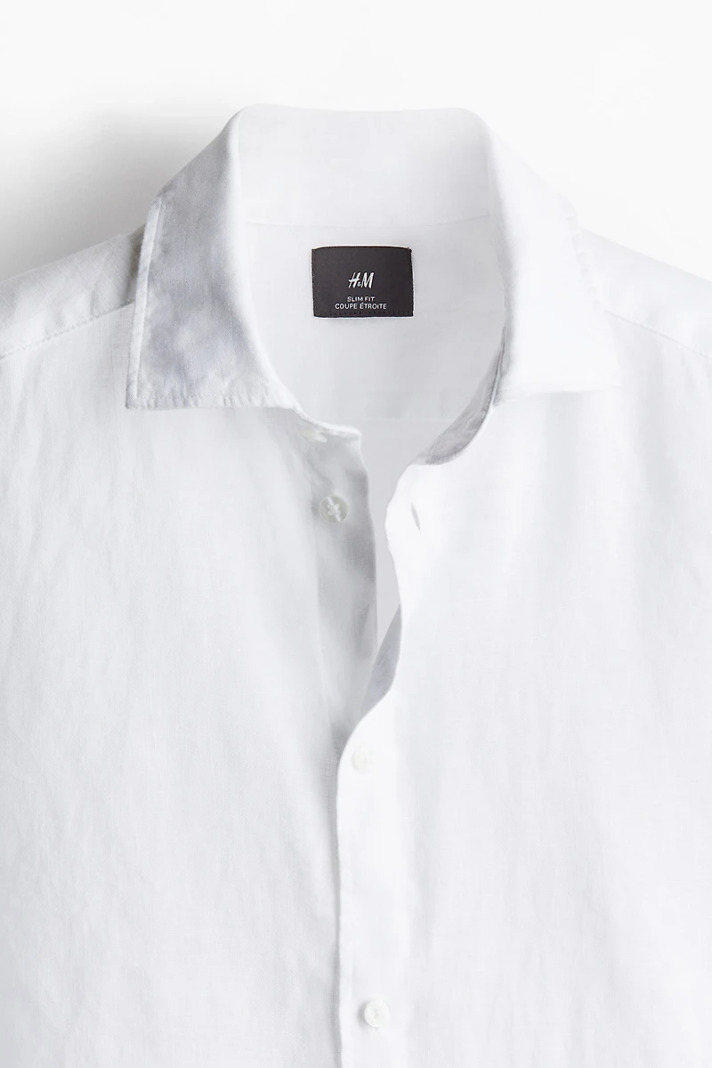 Chemise Coupe Amincie en lin