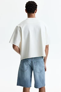 Short décontracté en denim