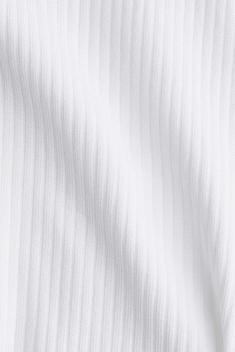 Rib-knit vest top