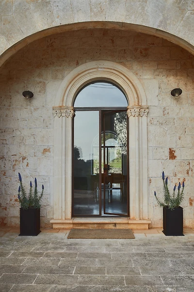 Tall Plant Pot in Metal