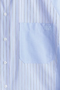 Chemise ample à panneaux en popeline