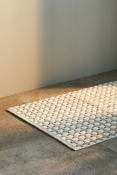 Patterned Cotton Bath Mat