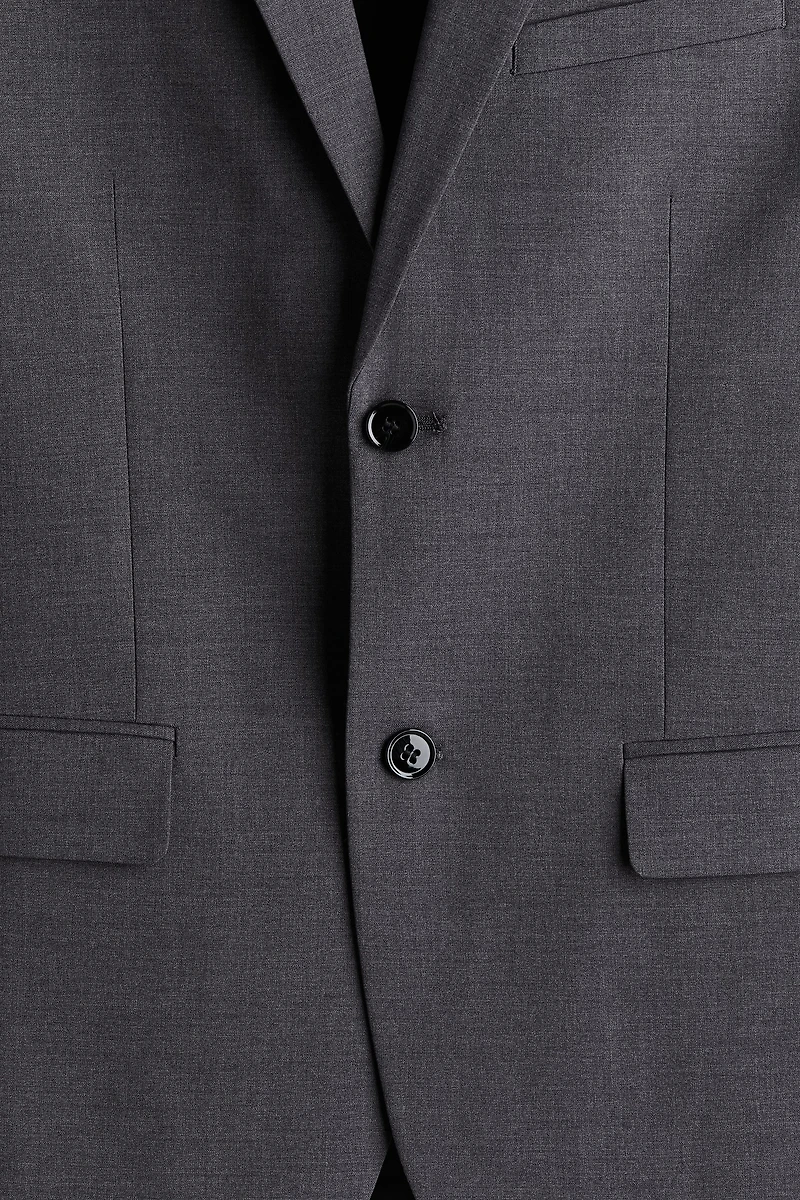 Slim Fit Single-Breasted Jacket