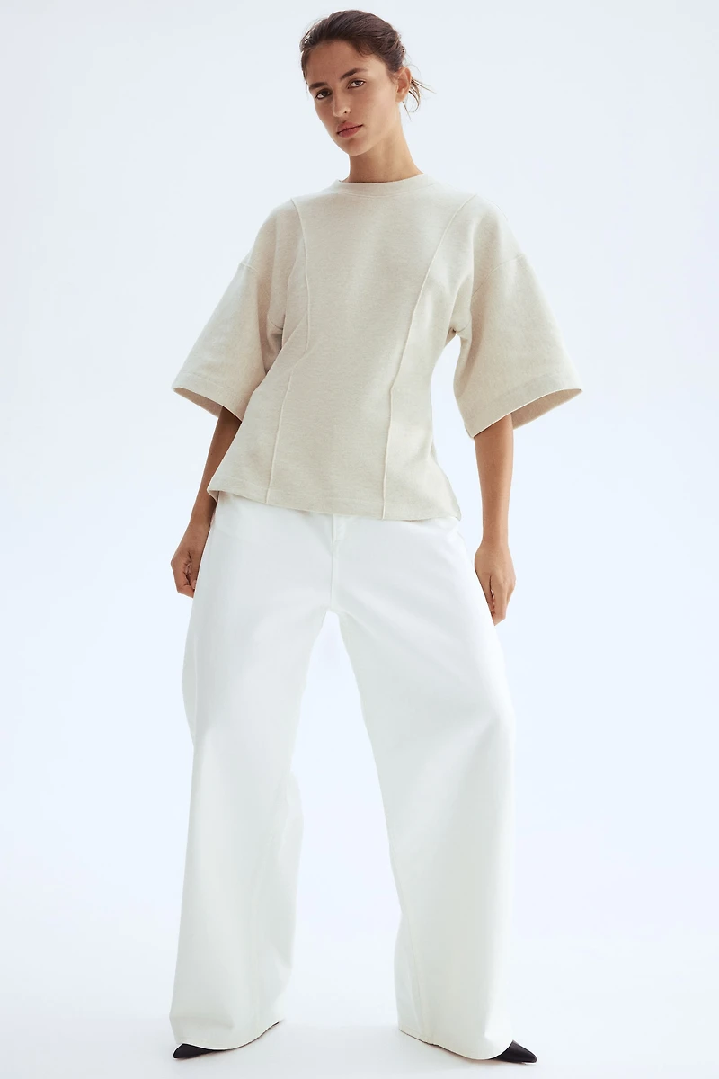 Haut ample en fin tricot