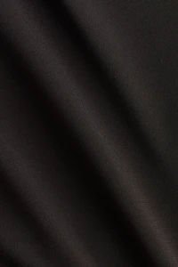 Cape-Detail Draped Dress