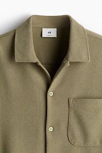 Loose Fit Textured Shirt