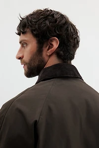 Veste en coton ciré