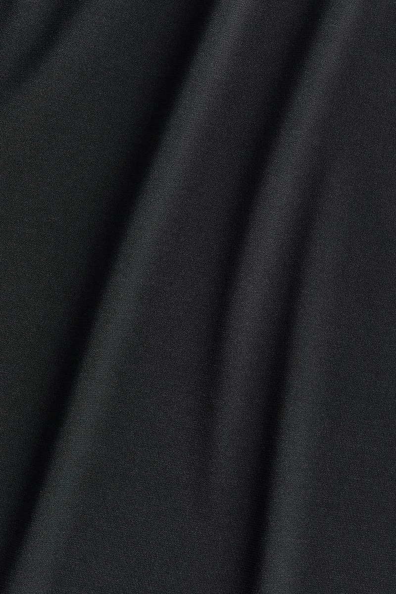 Microfiber Mock Turtleneck Top