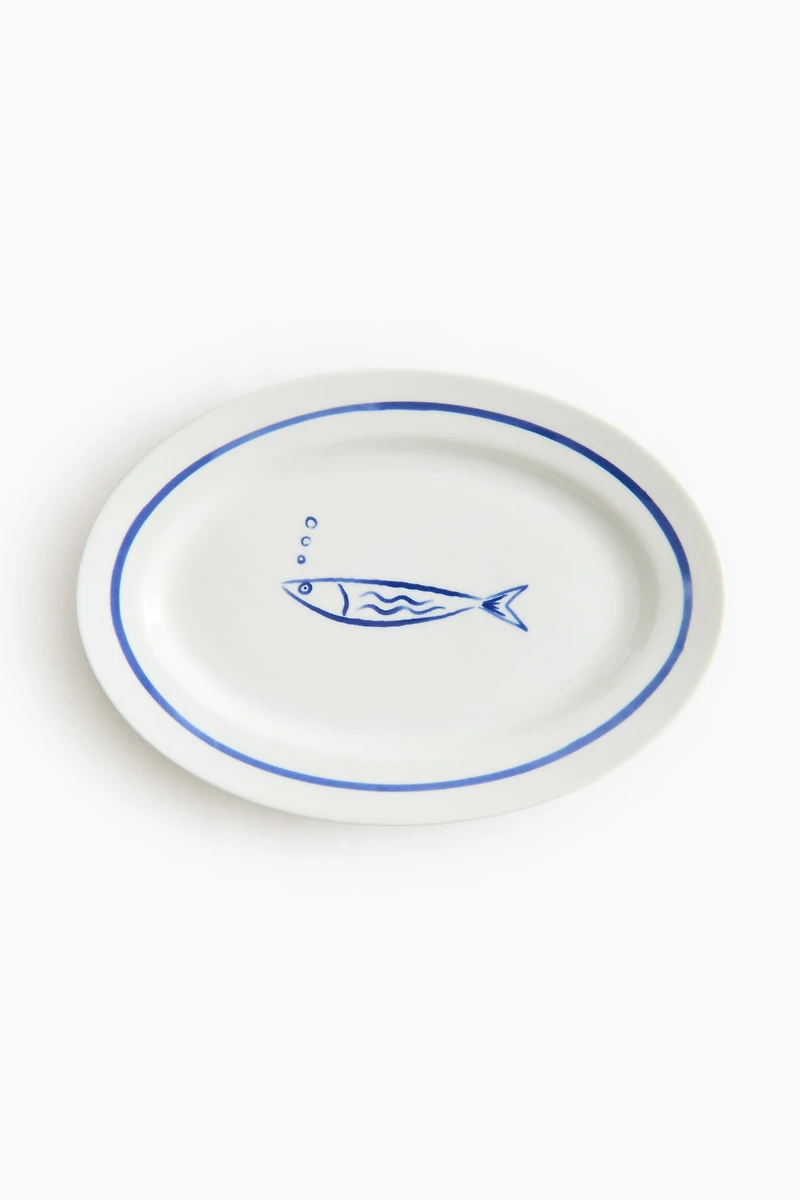 Large Porcelain Serving Plate