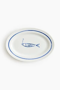 Large Porcelain Serving Plate