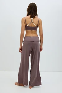 Foldover-Waist Pants